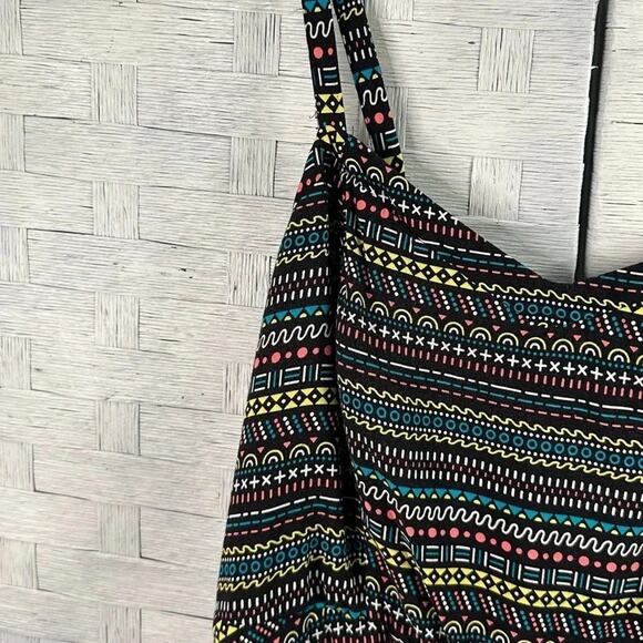 Torrid Mini Challis Sweetheart Dress colorful, sexy summer 90s coastal plus size - Picture 8 of 15